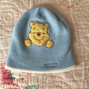 Disney Blue Beanie with Bear Embroidery